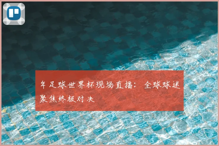 年足球世界杯现场直播：全球球迷聚焦终极对决